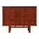Brutalist Bar Cabinet in Oak, Belgium, 1970s