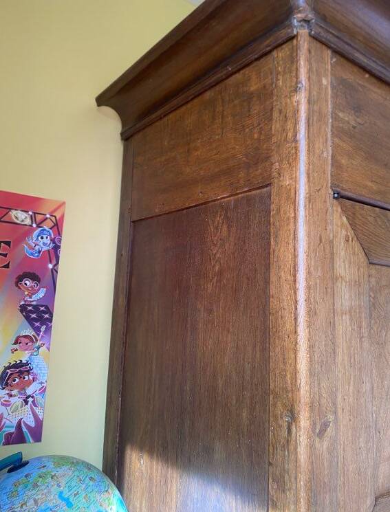 solid oak wardrobe with storage