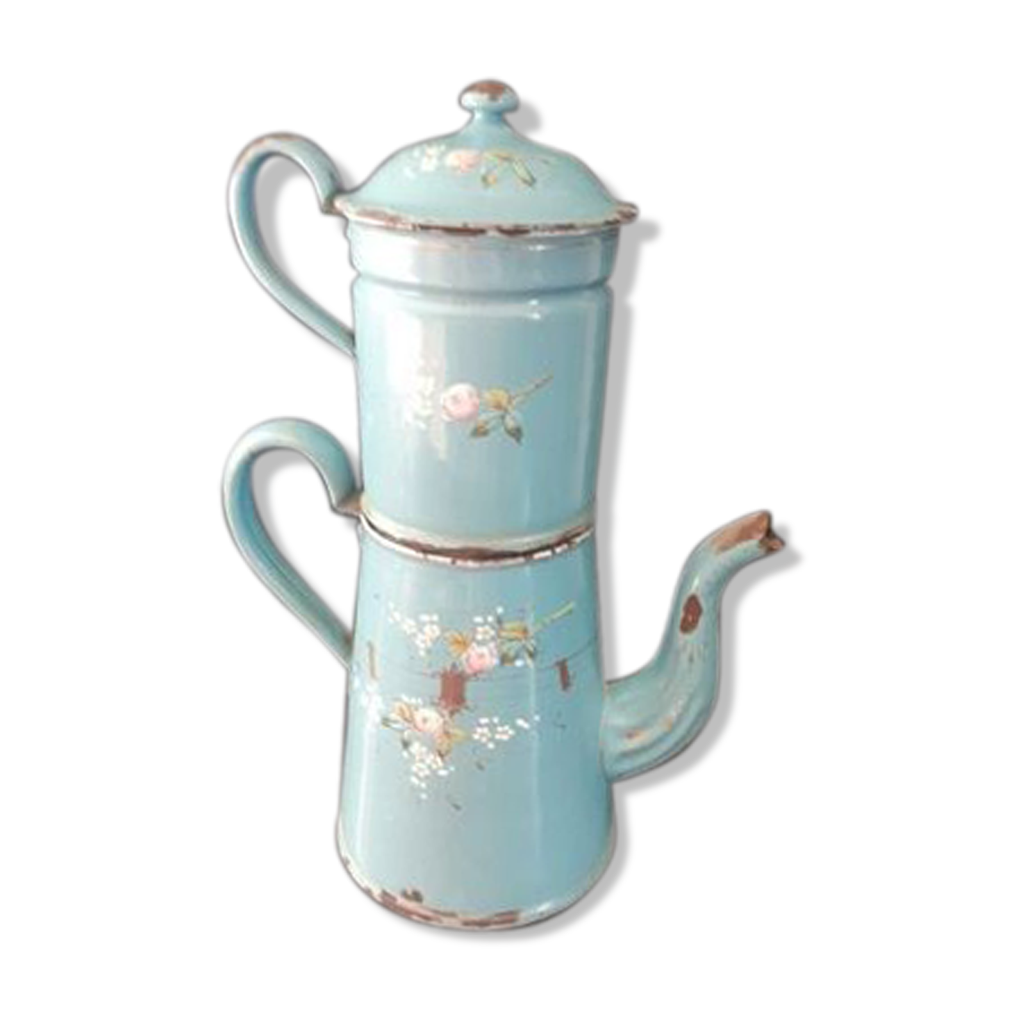 Enamelled coffee maker
