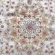 Handmade silk cashmere rug 151x92cm