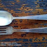 4 vintage silver metal cutlery - 209 grams