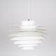 Lampe suspendue vintage danoise Verona par Svend Middelboe, Lyfa, 1962