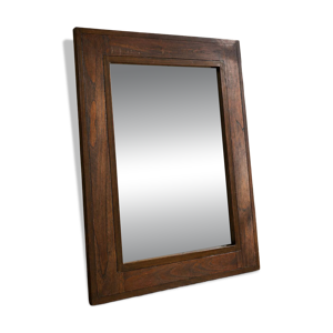 miroir bois massif
