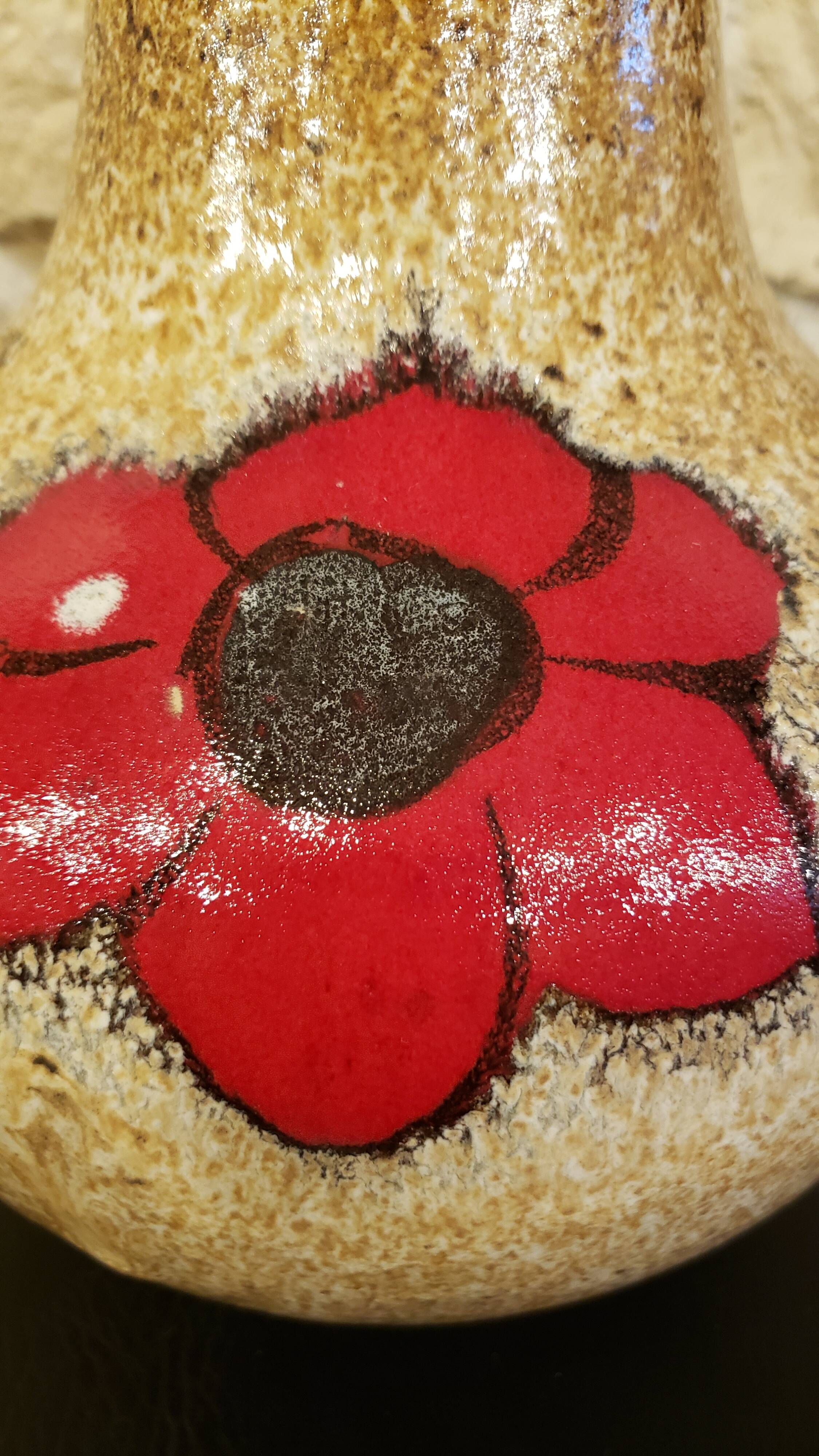 Scheurich stoneware ceramic carafe/vase