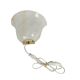 Wall lamp - Barovier & Toso style - marbled glass - applique - gold - 90s