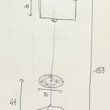 Vintage 50s floor lamp