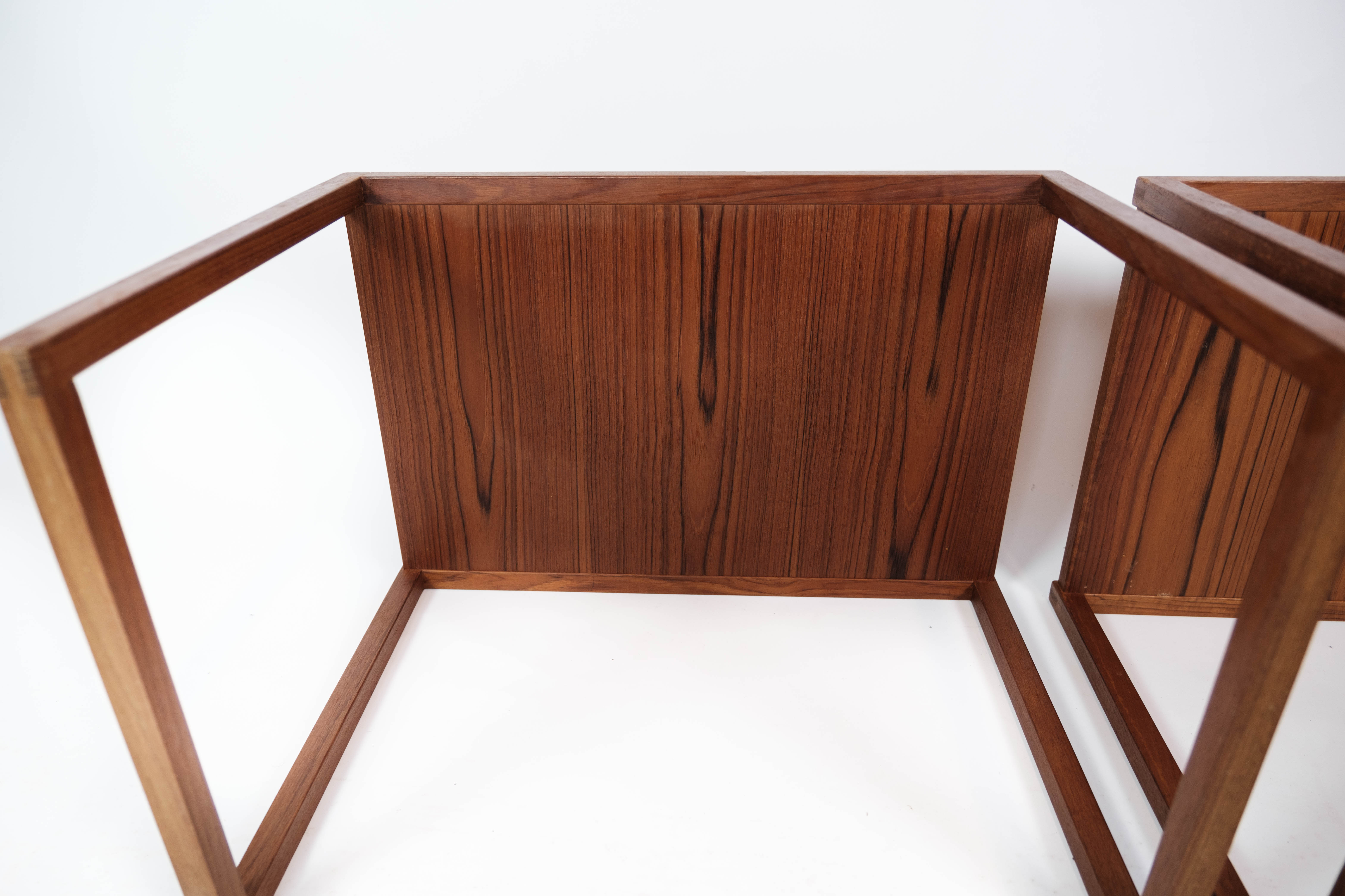 Table gigogne en teck de design danois des années 1960