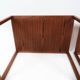 Nesting table in teak of Danish design from the 1960s