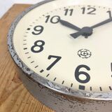 Industrial factory wall clock from Chronotechna, 1950s