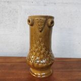 Zoomorphic 'owl' ceramic vase