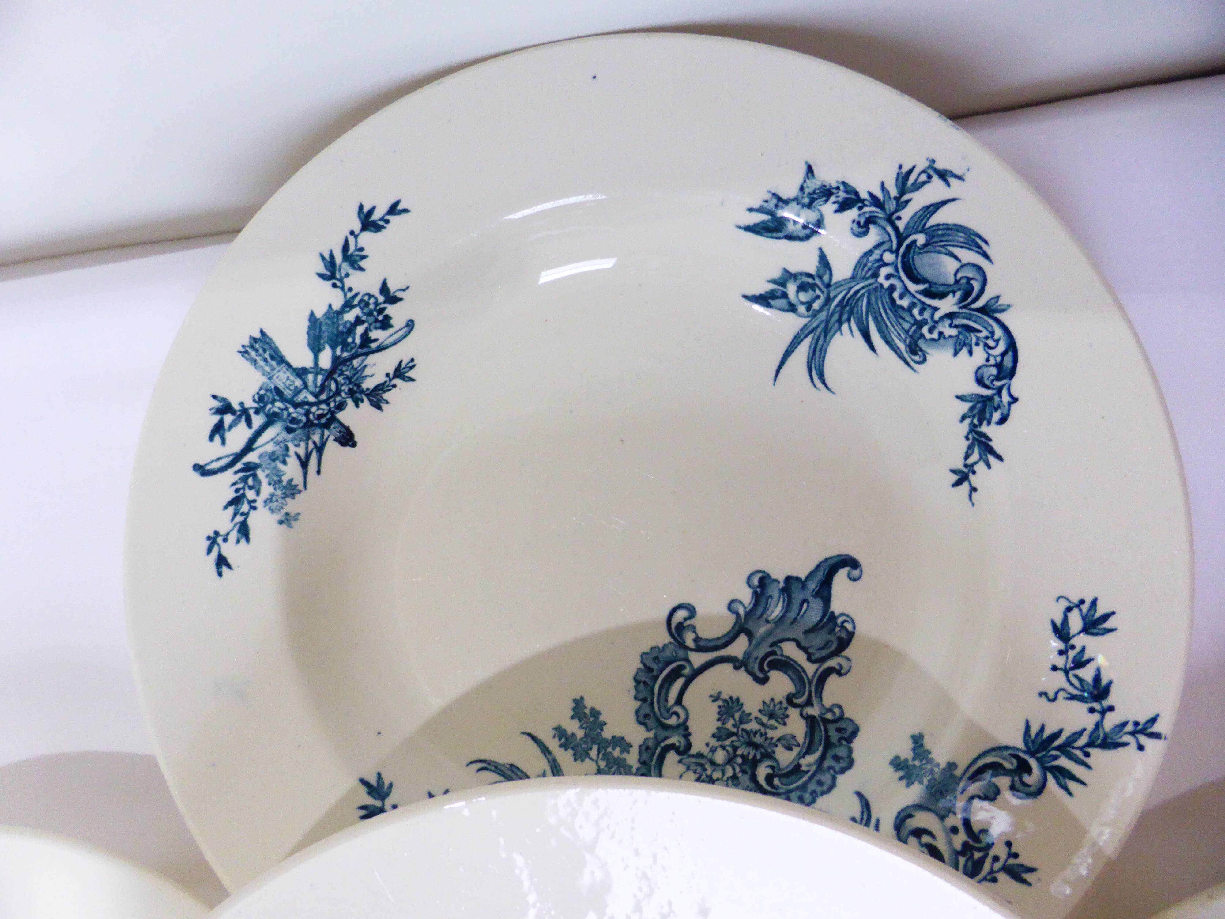 4 vintage deep plates from BFK model Regent 220522