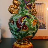 Large baluster vase with fish | Cerdazur (c. 1950-60)