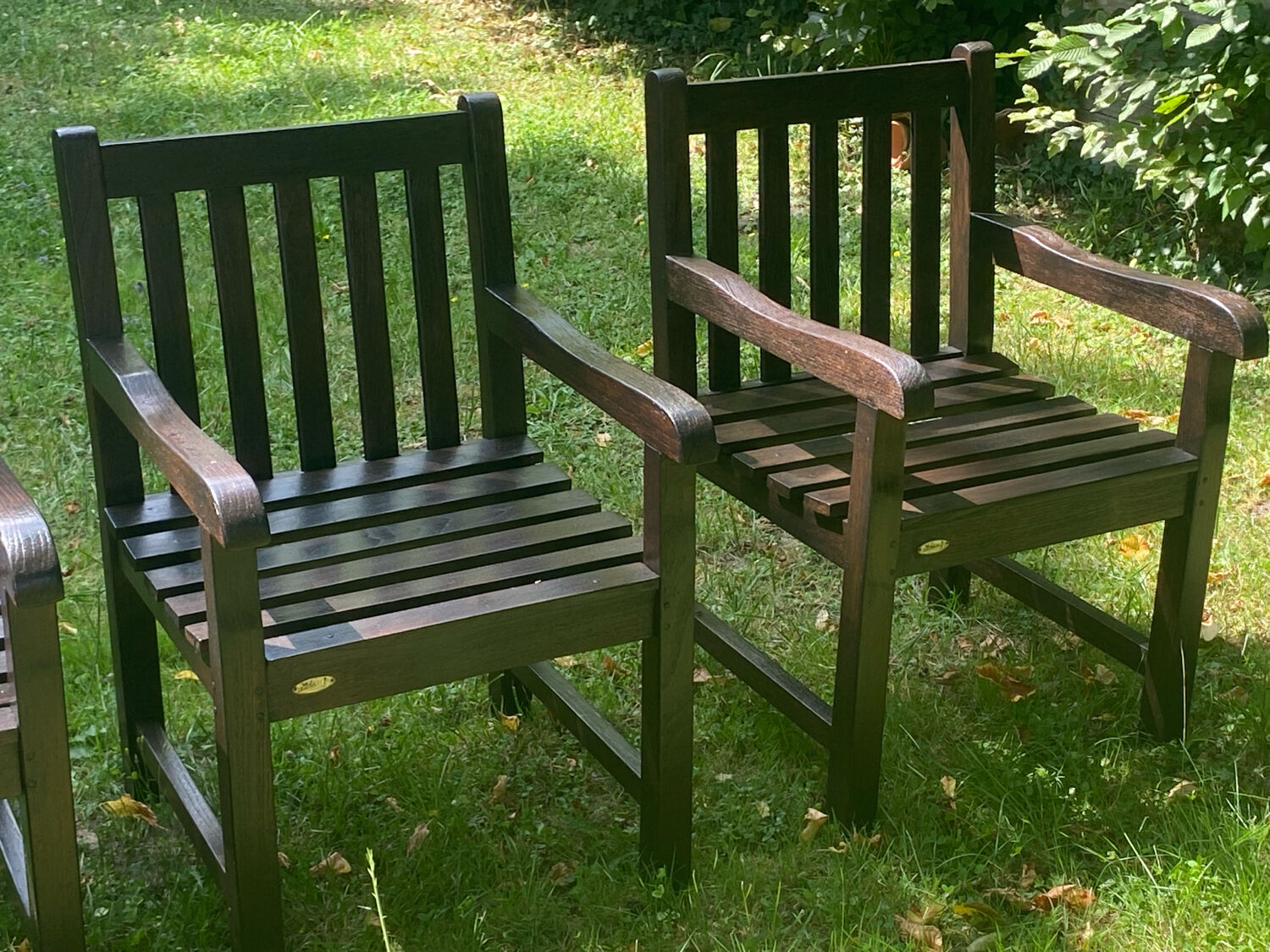Medici French teak outdoor chairs and bench