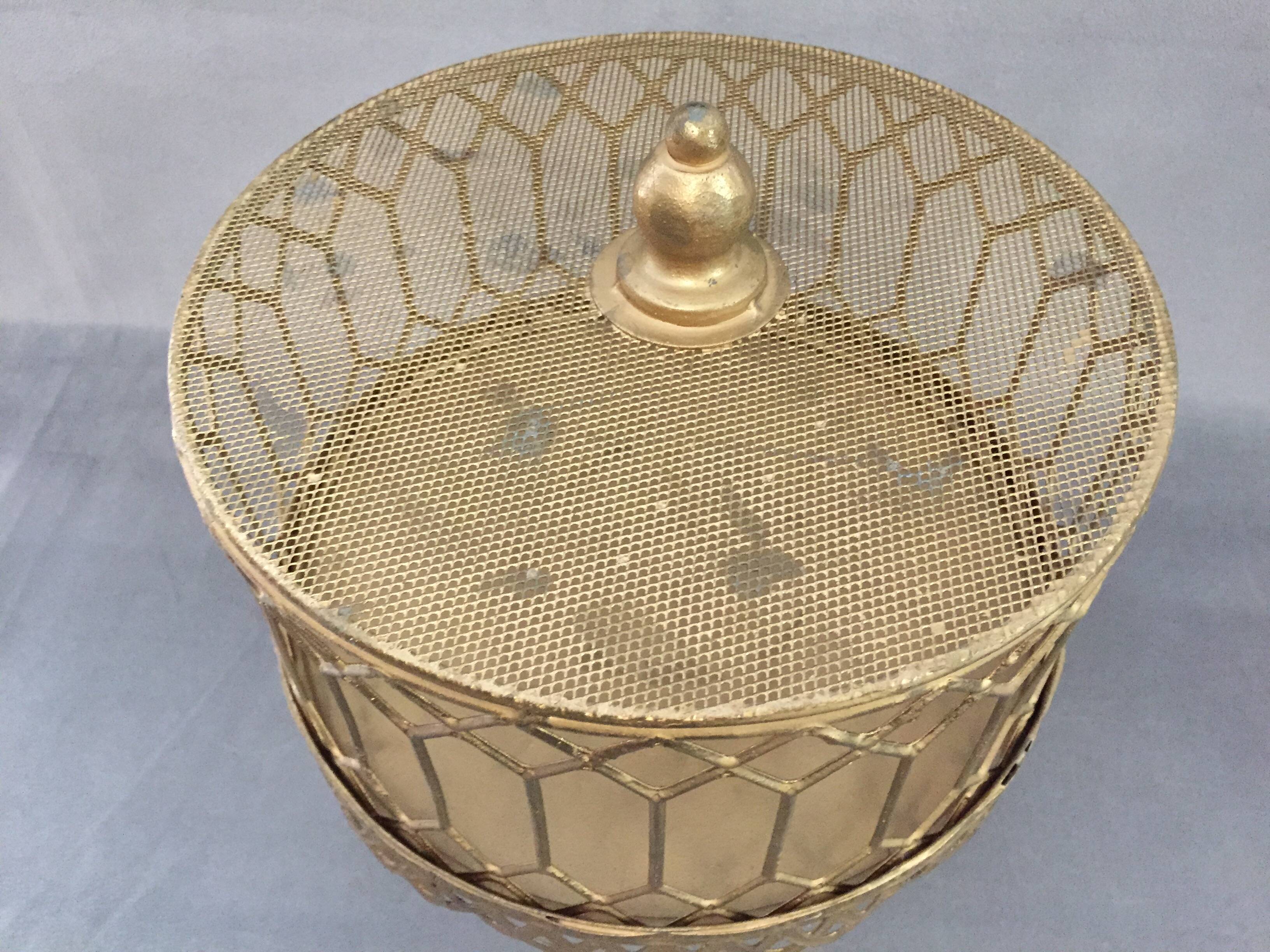 Servant Display Cake Stand Cake Sandwich Candy Bar Gold Metal