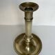 Large old brass candle holder