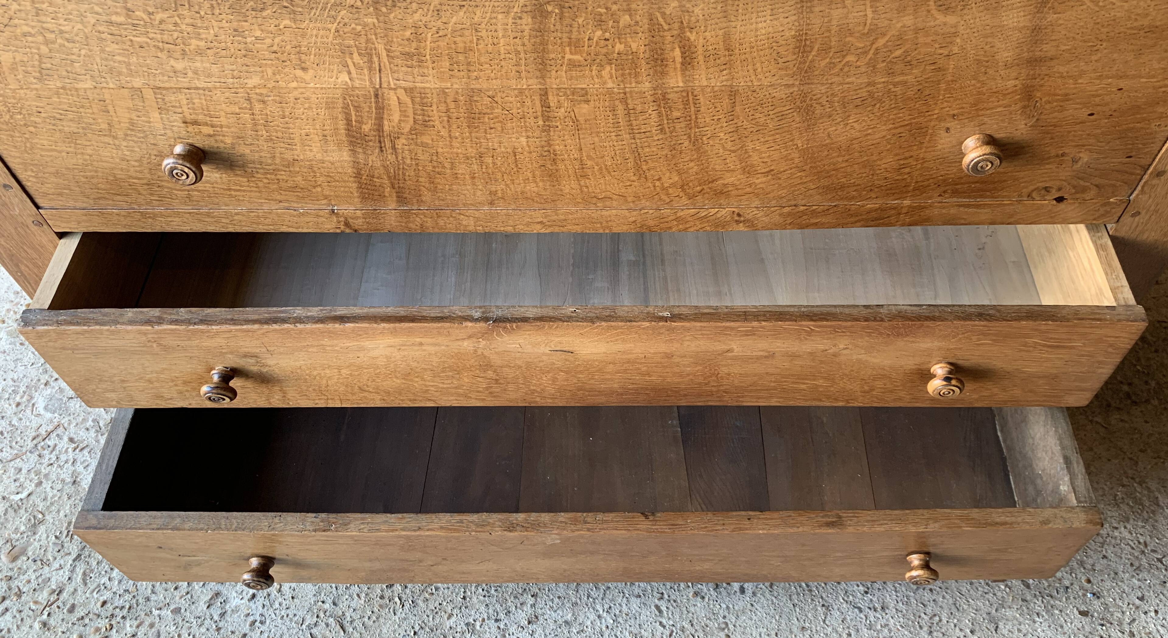 Chest of drawers, solid wood chest of drawers, 1950s