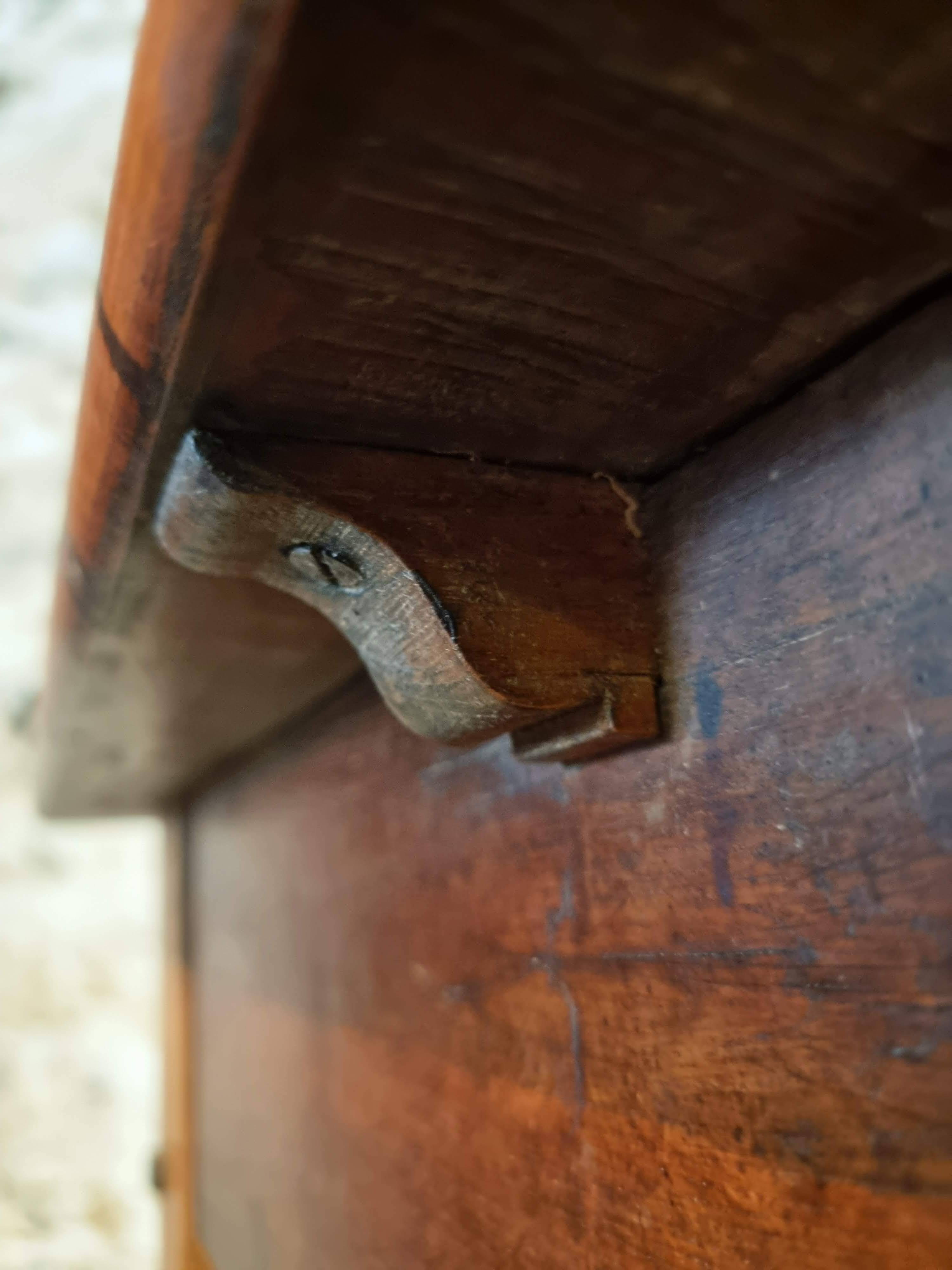 Antique French farmhouse dining table – Walnut work table, late 19th century