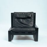 Chaises longues brutalistes avec repos-pieds de Sonja Wasseur, années 1970