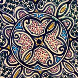 Ethnic decoration plate