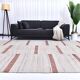 210x310 beige orange kilim rug, Beige terracota wool kilim carpet