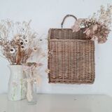 Rattan wall basket - rattan basket
