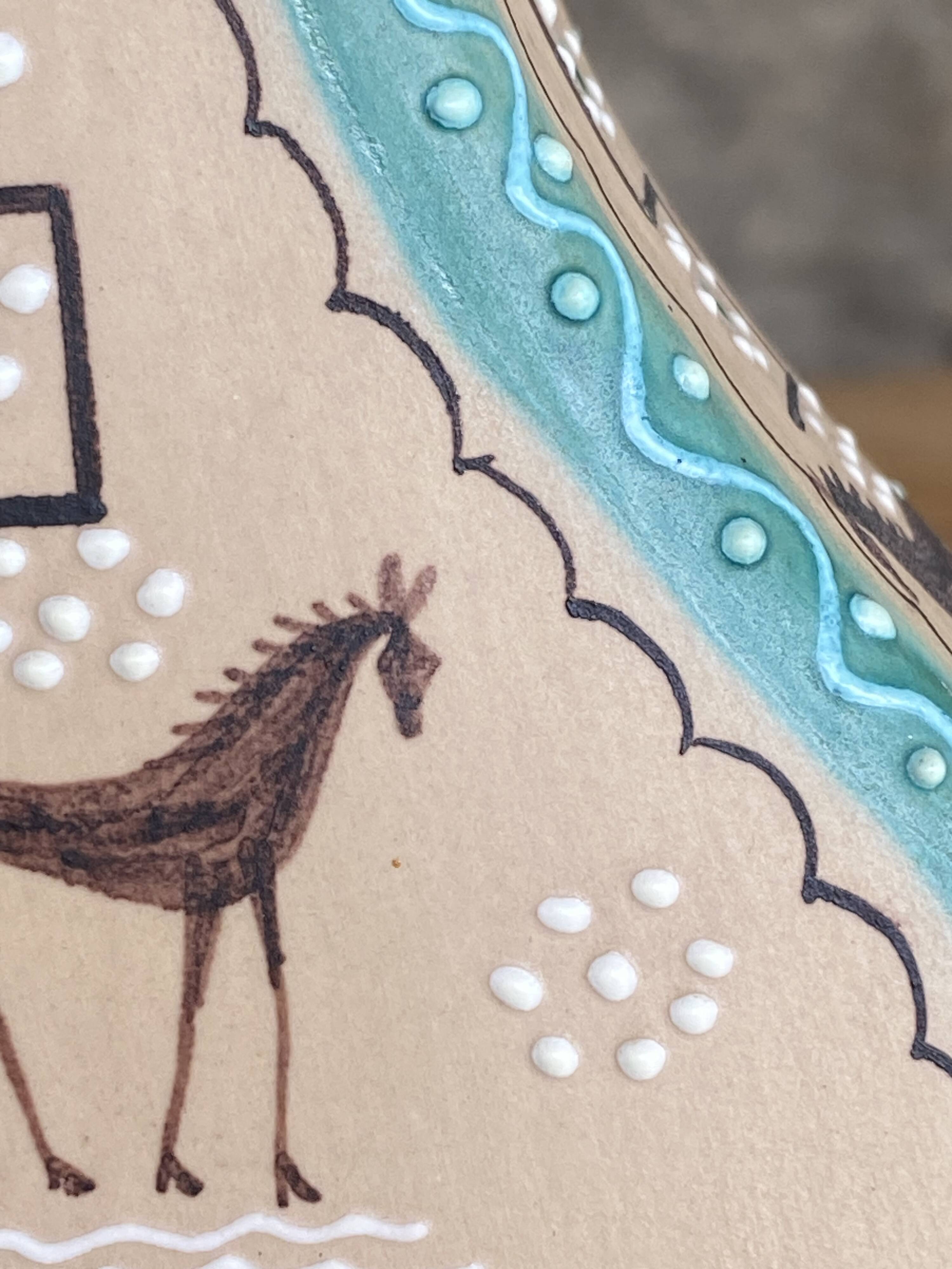 Italian vintage vase Deruta