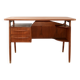Small Scandinavian teak desk by Gunnar Nielsen for Tibergaard 1960