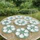 Vintage oyster service in majolica