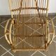 Large rattan armchair