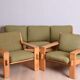 Pair of Bonanza Armchairs by E. Pajamies for Asko, Finland, 1960s