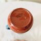 Vintage vase with handle Scandinavian ceramic Nittsjo Sweden