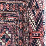 Tapis ancien Afghan Boukhara fait main 78X120 CM