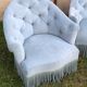 Living room old sofa and 2 armchairs model honeycomb toad