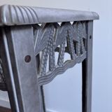 Art Deco umbrella stand from the 1930s, cast iron.