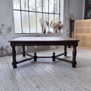 Table chêne style Louis XIV 1900