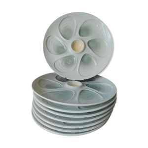 8 assiettes a huîtres
