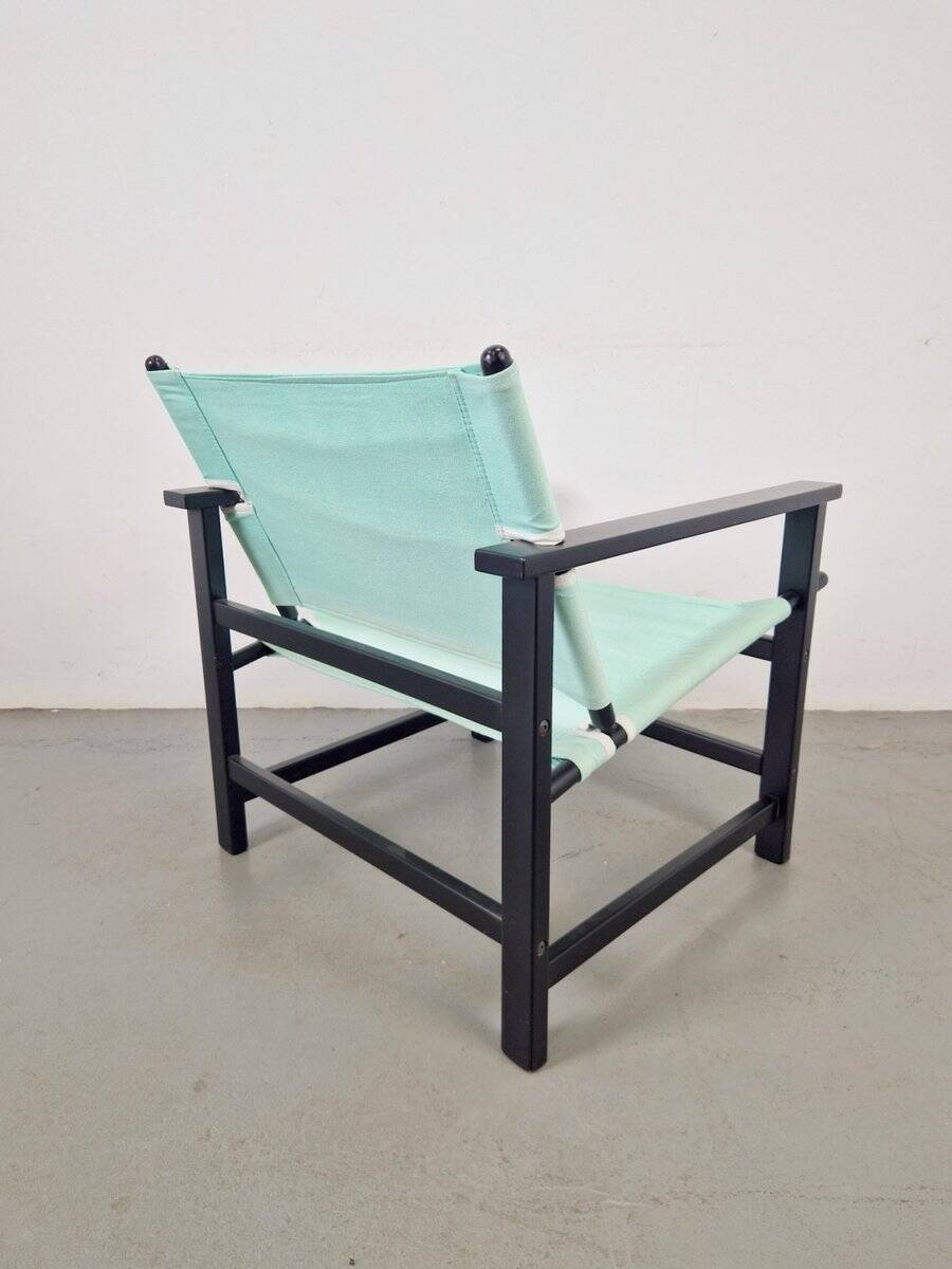Vintage Safari Chair from Hyllinge Møbler, Denmark, 1970s