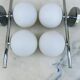 2 Appliques doubles vintage globe opalin 1960