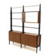 Scandinavian "Double" bookshelf in teak, Sweden, 1950.