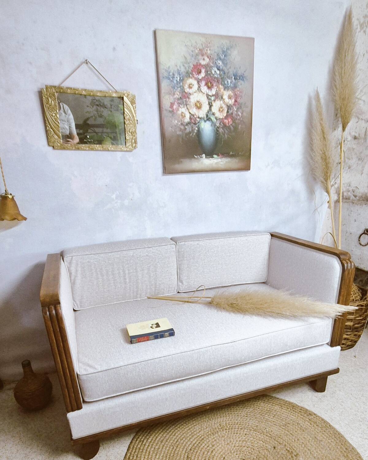 Banquette art déco hirondelle