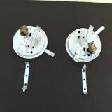 TWO PLAFONNIERS IN OPALINE OF ANNEES 60/70