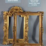 Old Dutch-style wood frame, inverted edges 55.5x45 leaf 40.5x30.3 cm SB