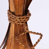 Gilt ‘Sheaf of Wheat’ Table Light, Florentine Table Lamp by Hans Kögl, 1960s