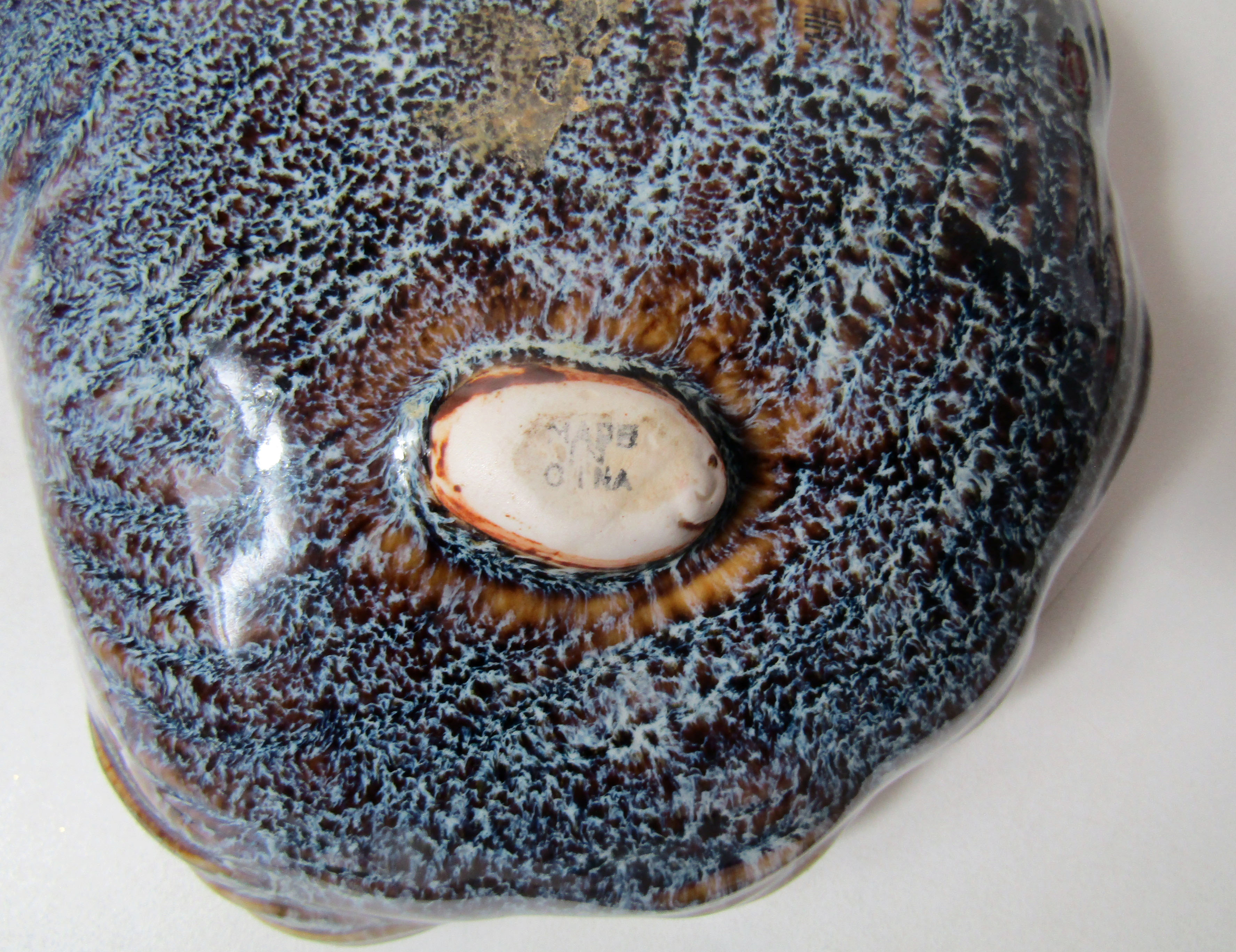 ceramic crab shell empty pocket