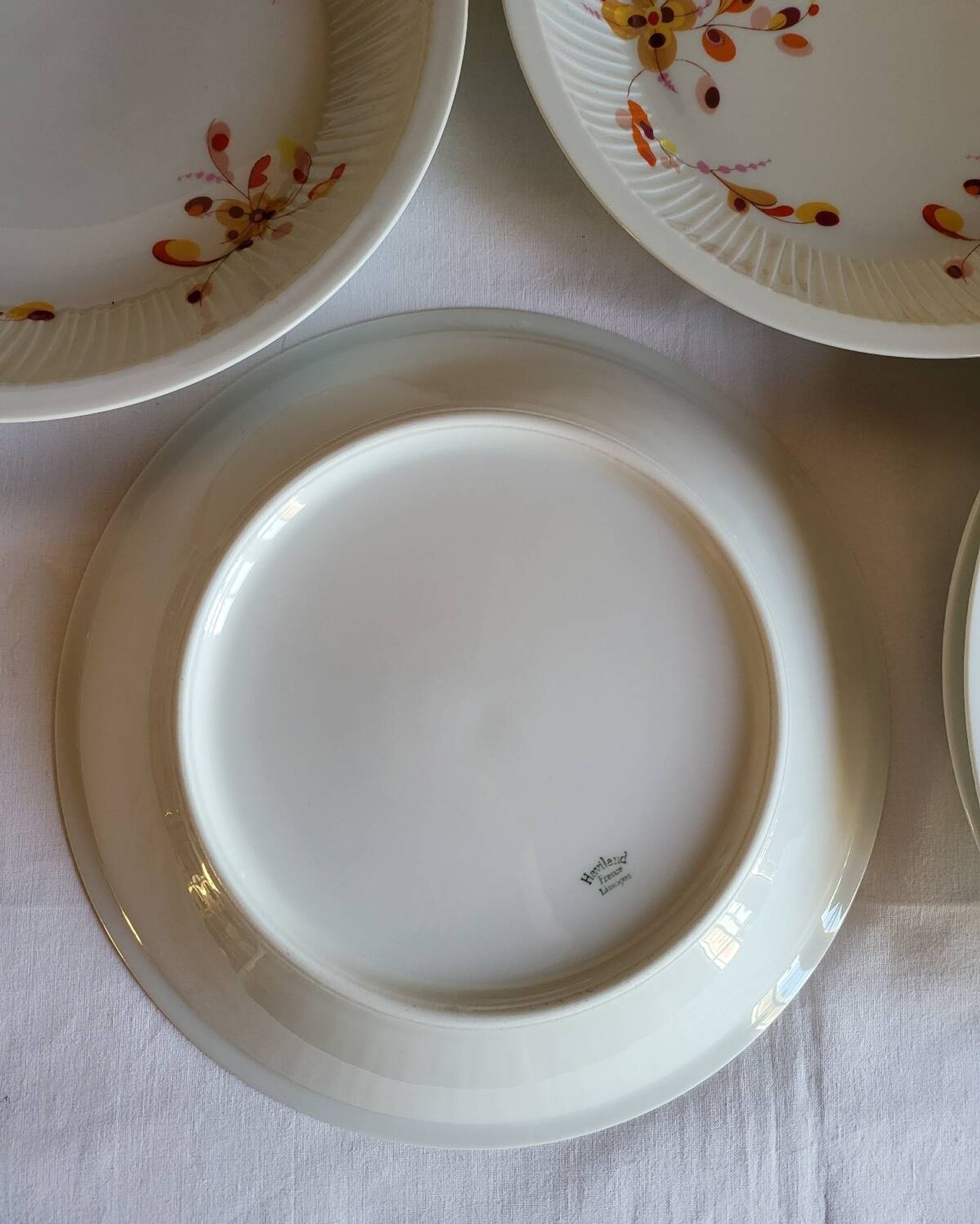 5 Haviland France Limoges Porcelain Soup Plates