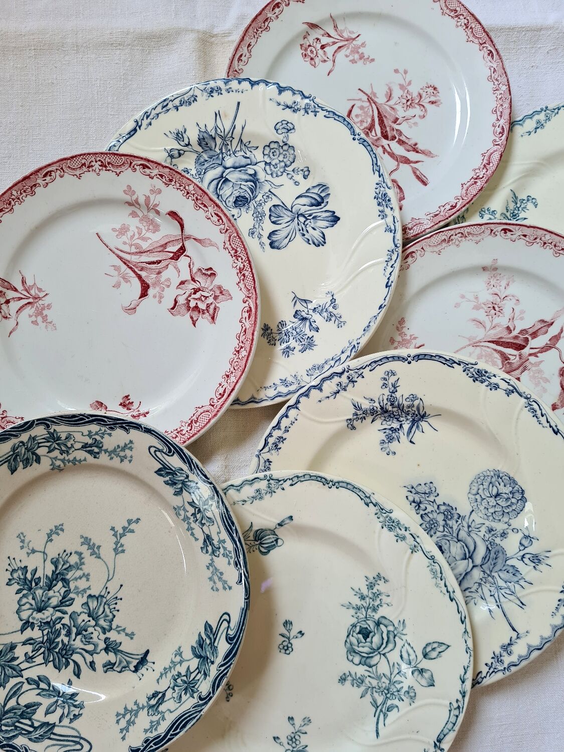 Iron earth dessert plate sets