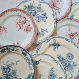 Iron earth dessert plate sets