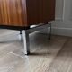 Meuble de rangement teck et chrome