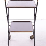 Vintage french serving trolley or drink cart, 1960