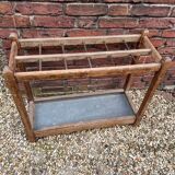 Porte-parapluie en bois vintage